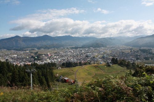 山頂からの風景